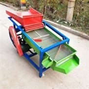 粮食杂质清理机 电动黄豆去石机 双层小型高粱清选机