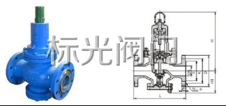 弹簧活塞式减压阀结构图 弹簧活塞式减压阀结构图